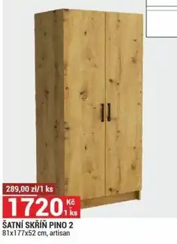 Merkury Market Šatní skříň pino 2 nabídka