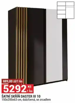 Merkury Market ŠATNÍ SKŘÍŇ DASTER III 10 nabídka