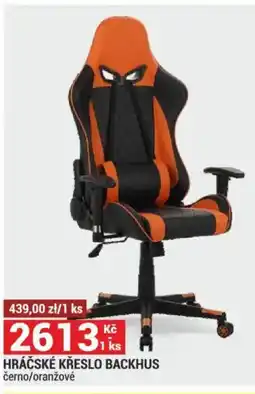 Merkury Market Hráčské křeslo backhus nabídka