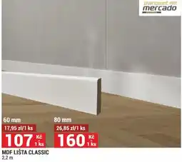 Merkury Market Mdf lišta classic nabídka