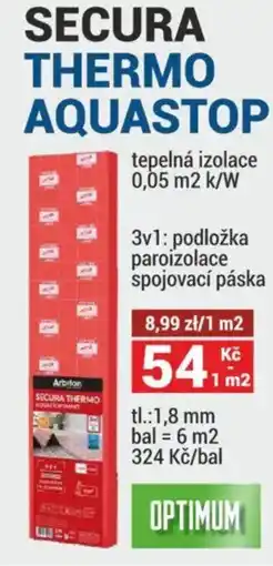 Merkury Market Secura thermo aquastop nabídka