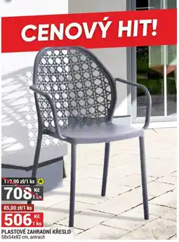 Merkury Market Plastové zahradní křeslo nabídka