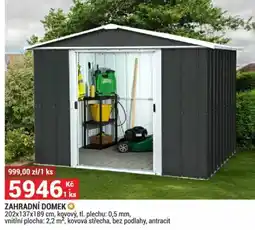 Merkury Market Zahradní domek nabídka