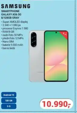 Planeo Elektro SAMSUNG Smartphone Galaxy A56 5g 8/128gb gray nabídka