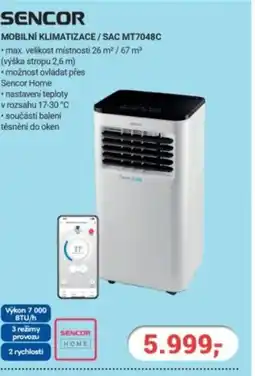 Planeo Elektro SENCOR Mobilní klimatizace/ SAC MT7048C nabídka