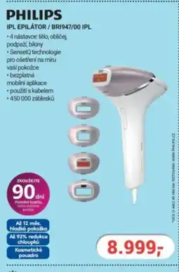 Planeo Elektro PHILIPS Ipl epilátor/BRI947/00 IPL nabídka