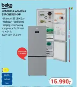 Planeo Elektro BEKO Kombi chladnička B5RCNE565HXP nabídka