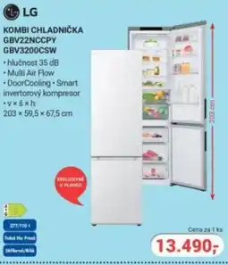 Planeo Elektro LG Kombi chladnička GBV22NCCPY GBV3200CSW nabídka