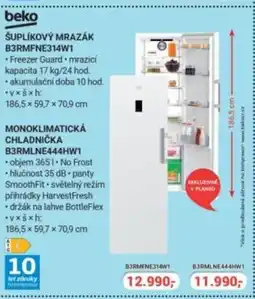 Planeo Elektro BEKO Šuplíkový mrazák B3RMFNE314W1 nabídka
