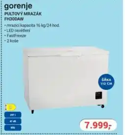 Planeo Elektro GORENJE Pultový mrazák FH30DAW nabídka
