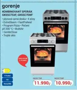 Planeo Elektro GORENJE Kombinovaný sporák GKS5C75XF, GKS5C75WF nabídka
