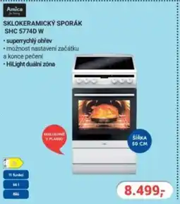 Planeo Elektro Sklokeramický sporák SHC 5774D W nabídka