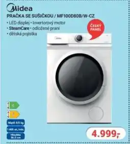 Planeo Elektro MIDEA Pračka se sušičkou/MF100D80B/W-CZ nabídka