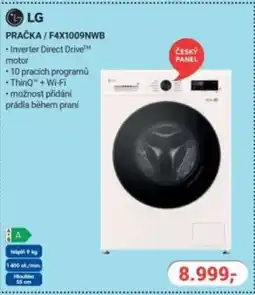Planeo Elektro LG Pračka/F4X1009NWB nabídka