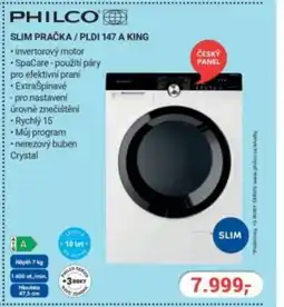 Planeo Elektro PHILCO Slim pračka/PLDI 147 A KING nabídka