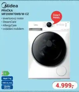 Planeo Elektro MIDEA Pračka MF200W70WB/W-CZ nabídka
