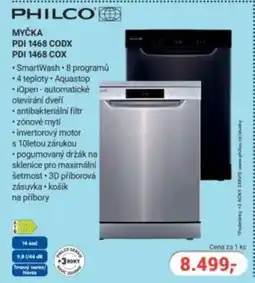 Planeo Elektro PHILCO Myčka PDI 1468 CODX PDI 1468 COX nabídka