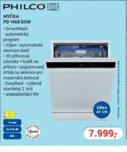 Planeo Elektro PHILCO Myčka PD 1468 DOW nabídka
