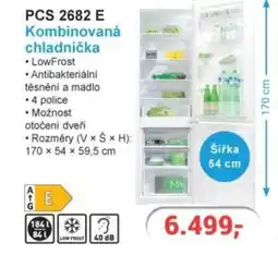 Planeo Elektro PCS 2682 E Kombinovaná chladnička nabídka
