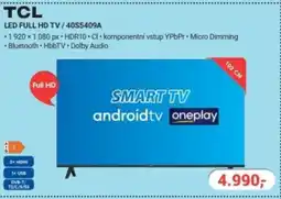 Planeo Elektro TCL Led Full HD TV/40S5409A nabídka