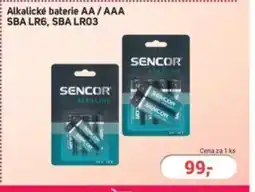 Planeo Elektro Alkalické baterie AA/AAA SBA LR6, SBA LR03 nabídka