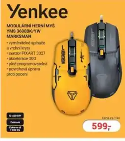Planeo Elektro Modulární herní myš YMS 3600BK/YW Marksman nabídka