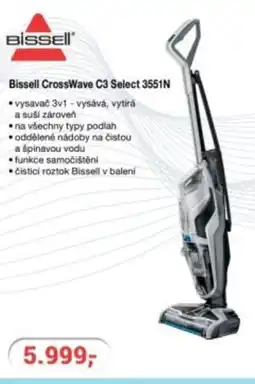 Planeo Elektro Bissell CrossWave C3 Select 3551N nabídka