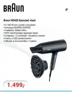 Planeo Elektro BRAUN HD425 Vysoušeč vlasů nabídka