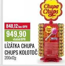 Ratio LÍZÁTKA CHUPA CHUPS KOLOTOČ 200x12g nabídka