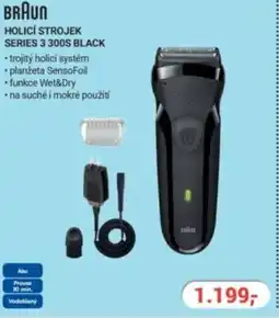 Planeo Elektro BRAUN Holicí strojek series 3 300S black nabídka