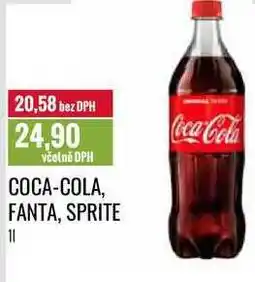 Ratio COCA-COLA, FANTA, SPRITE 1l nabídka