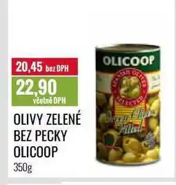 Ratio OLIVY ZELENÉ BEZ PECKY OLICOOP 350g nabídka