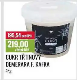 Ratio CUKR TŘTINOVÝ DEMERARA F. KAFKA 4Kg nabídka