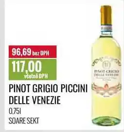 Ratio PINOT GRIGIO PICCINI DELLE VENEZIE 0,75l nabídka