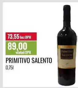 Ratio PRIMITIVO SALENTO 0,75l nabídka