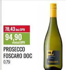 Ratio PROSECCO FOSCARO DOC 0,75l nabídka