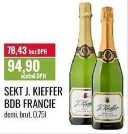 Ratio SEKT J. KIEFFER BDB FRANCIE 0,75l nabídka