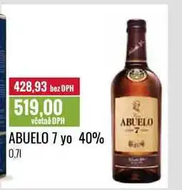 Ratio ABUELO 7 yo 40% 0,7l nabídka