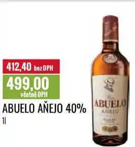 Ratio ABUELO AÑEJO 40% 1l nabídka