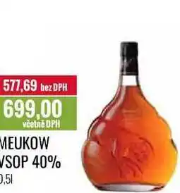 Ratio MEUKOW WSOP 40% 0,5l nabídka