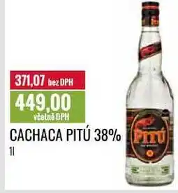 Ratio CACHACA PITÚ 38% 1l nabídka