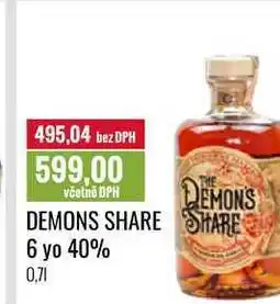Ratio DEMONS SHARE 6 yo 40% 0,7l nabídka