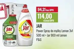 Ratio JAR Power Spray do myčky Lemon 3v1 500 ml + Jar 900 ml Lemon nabídka