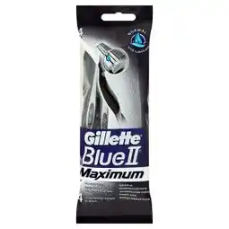 Ratio Gillette Blue II Maximum pohotová holítka 4 ks nabídka