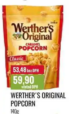 Ratio WERTHER'S ORIGINAL POPCORN 140g nabídka