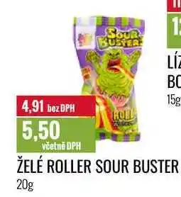 Ratio ŽELÉ ROLLER SOUR BUSTER 20g nabídka