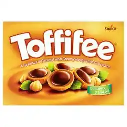 Ratio Toffifee Celá jádra lískových ořechů v karamelu s lískoořechovým krémem a čokoládou 400g nabídka