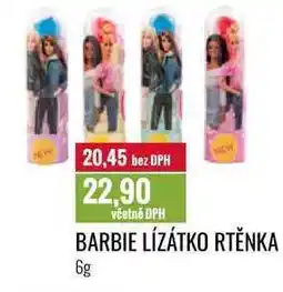Ratio BARBIE LÍZÁTKO RTĚNKA 6g nabídka