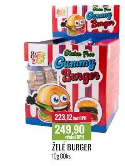 Ratio ŽELÉ BURGER 10g 80ks nabídka