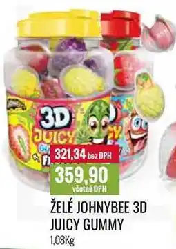 Ratio ŽELÉ JOHNYBEE 3D JUICY GUMMY 1,08Kg nabídka